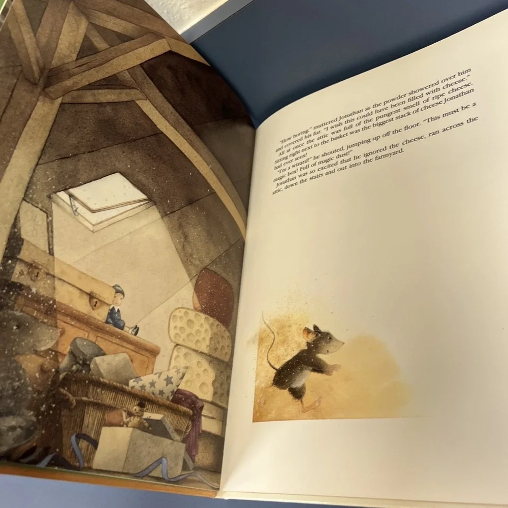 JONATHAN MOUSE AND THE MAGIC BOX By Ingrid Ostheeren & Agnes Mathieu - Hardcover